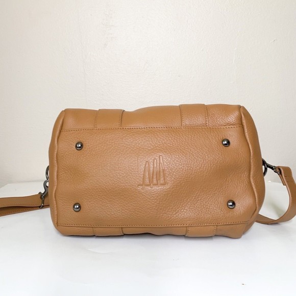 Status Anxiety As She Pleases Bag Tan Crossbody Handbag Medium Purse - Picture 6 of 11